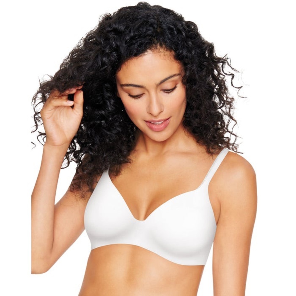 2 Hanes Ultimate ComfortBlend T-Shirt Wirefree Bra